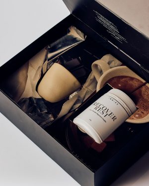 RECOVER REST with Custom Pottery Cuddle Cup Gift Box